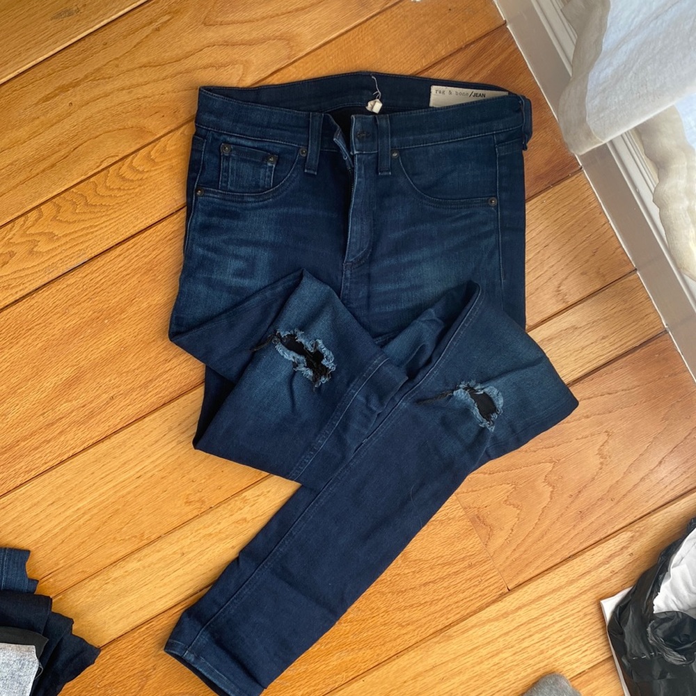 Rag & bone high rise skinny, size 26